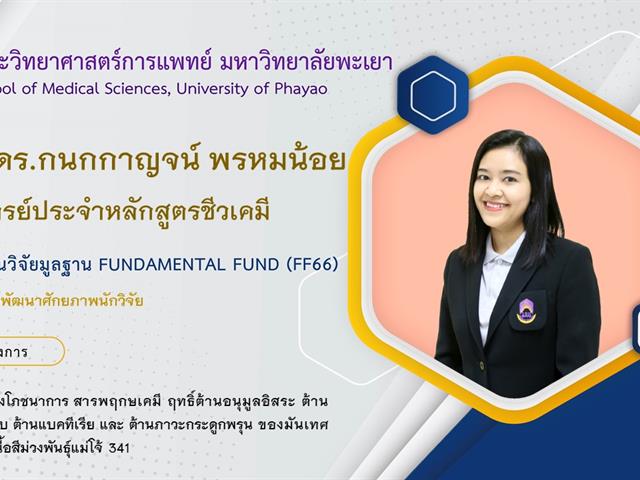 ทุนวิจัยมูลฐาน Fundamental Fund (FF66)
