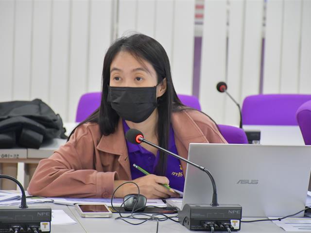 วิทยาลัยการศึกษา ดำเนินการประชุมพิจารณา (ร่าง) รายงานการประเมินตนเอง (SAR)  ตามเกณฑ์คุณภาพการศึกษาเพื่อการดำเนินการที่เป็นเลิศ (EdPEx)