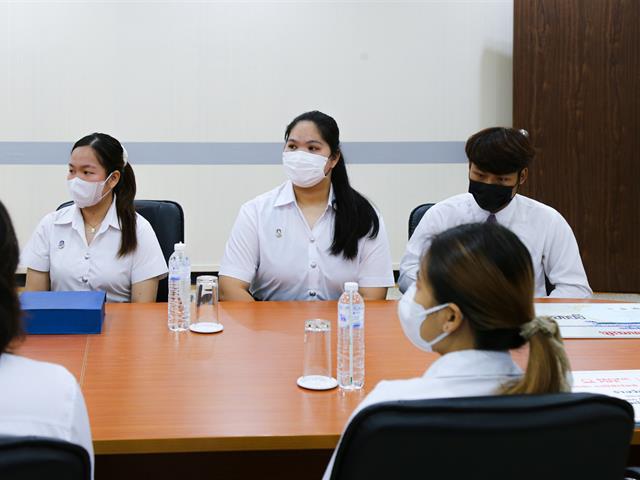 แสดงความยินดีกับนิสิต ได้รับรางวัลจากการแข่งขันระดับประเทศ