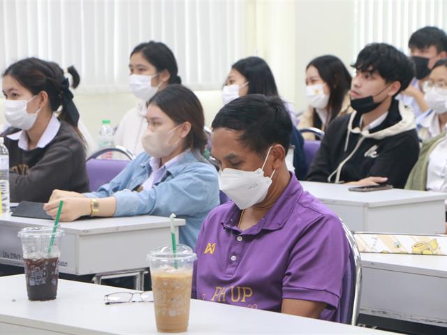 หลักสูตรวิทยาศาสตรบัณฑิต สาขาวิชาการส่งเสริมสุขภาพ จัดโครงการเตรียมความพร้อมการฝึกงานนิสิตสาขาวิชาการส่งเสริมสุขภาพ