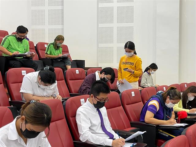 ศูนย์ภาษา คณะศิลปศาสตร์ จัดทดสอบวัดความรู้ภาษาอังกฤษ เพื่อประกอบสำเร็จการศึกษา สำหรับนิสิตรหัส 62 รอบเดือนตุลาคม 2565