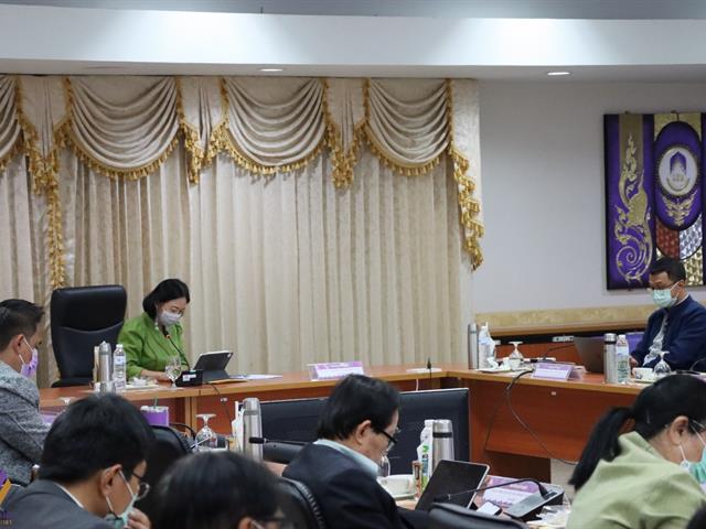 กองแผนงาน จัดประชุมคณะกรรมการดำเนินงานบริหารความเสี่ยงฯ ครั้งที่ 7 (3/2565) เพื่อกำกับติดตามการดำเนินงานด้านการบริหารความเสี่ยงและการควบคุมภายใน รอบ 12 เดือน ประจำปีงบประมาณ พ.ศ. 2565 และแผนบริหารจัดการความเสี่ยงฯ ประจำปีงบประมาณ พ.ศ. 2566