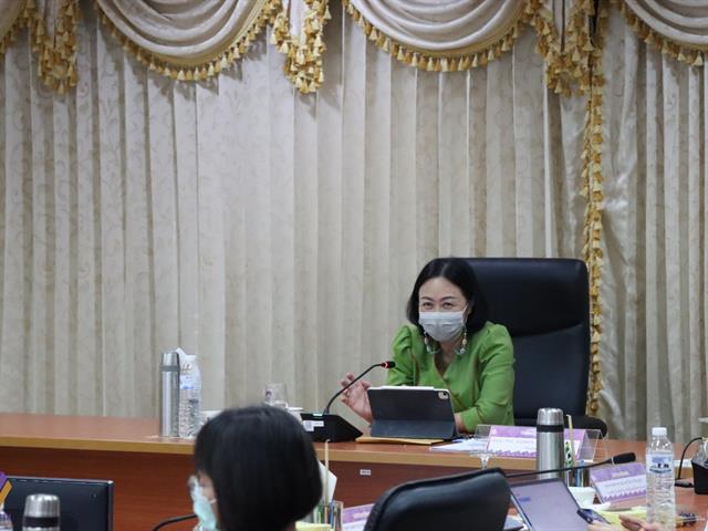 กองแผนงาน จัดประชุมคณะกรรมการดำเนินงานบริหารความเสี่ยงฯ ครั้งที่ 7 (3/2565) เพื่อกำกับติดตามการดำเนินงานด้านการบริหารความเสี่ยงและการควบคุมภายใน รอบ 12 เดือน ประจำปีงบประมาณ พ.ศ. 2565 และแผนบริหารจัดการความเสี่ยงฯ ประจำปีงบประมาณ พ.ศ. 2566