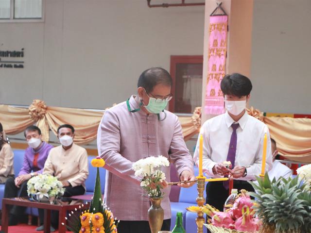 คณะสาธารณสุขศาสตร์ หลักสูตรการแพทย์แผนไทยประยุกต์ จัดพิธีไหว้ครูแผนไทย บรมครูชีวกโกมารภัจจ์