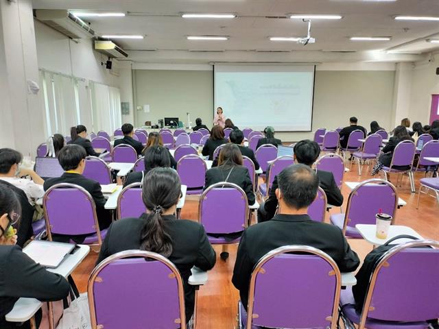 ภาพบรรยากาศการเรียนการสอนรายวิชา รายวิชา 176741 การบริหารทรัพยากรมนุษย์ทางการศึกษา หลักสูตรการศึกษามหาบัณฑิต สาขาวิชาการบริหารการศึกษา