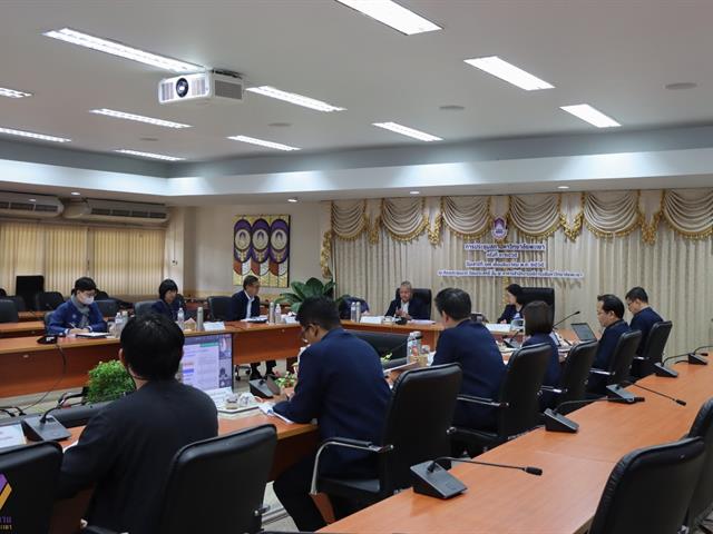 กองแผนงาน จัดประชุมคณะกรรมการบริหารความเสี่ยงฯ ครั้งที่ 7 (2/2565) เพื่อพิจารณาการดำเนินงานด้านการบริหารความเสี่ยง การควบคุมภายใน และความโปร่งใส รอบ 12 เดือน ประจำปีงบประมาณ พ.ศ. 2565 และแผนบริหารจัดการความเสี่ยงฯ ประจำปีงบประมาณ พ.ศ. 2566