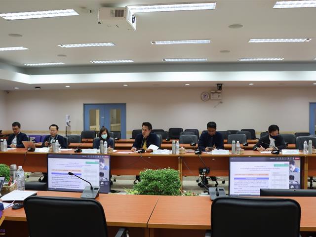 กองแผนงาน จัดประชุมคณะกรรมการบริหารความเสี่ยงฯ ครั้งที่ 7 (2/2565) เพื่อพิจารณาการดำเนินงานด้านการบริหารความเสี่ยง การควบคุมภายใน และความโปร่งใส รอบ 12 เดือน ประจำปีงบประมาณ พ.ศ. 2565 และแผนบริหารจัดการความเสี่ยงฯ ประจำปีงบประมาณ พ.ศ. 2566