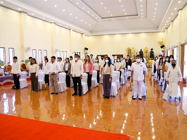 มหาวิทยาลัยพะเยา ร่วมกับ คณะสงฆ์วัดบ้านโซ้ อบต.แม่นาเรือ จัดพิธีถวายพระพรชัยมงคล  แด่ สมเด็จพระเจ้าลูกเธอ เจ้าฟ้าพัรกิติยาภา ฯ