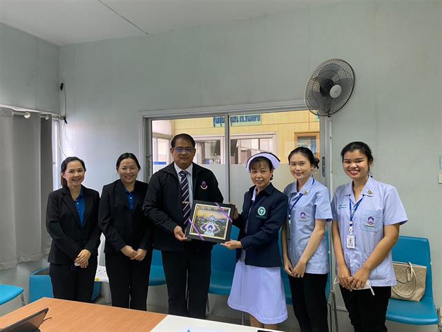 คณะสาธารณสุขศาสตร์ หลักสูตรวิทยาศาสตรบัณฑิต สาขาวิชาการส่งเสริมสุขภาพ ดำเนินโครงการนิเทศงานและติดตามผลการฝึกงานวิชาชีพของนิสิต