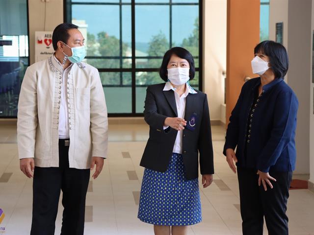 มหาวิทยาลัยพะเยา ต้อนรับคณะผู้บริหารและเจ้าหน้าที่ผู้ปฏิบัติงานด้านงบประมาณของสำนักงบประมาณ เยี่ยมชมประชุมหารือ และตรวจติดตามผลการดำเนินงานด้านงบประมาณของมหาวิทยาลัยพะเยา