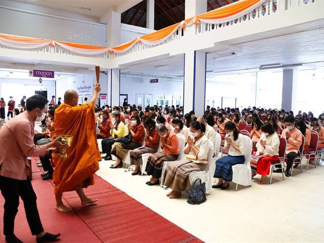 วิทยาลัยการศึกษา ร่วมพิธีทำบุญเนื่องในวันขึ้นปีใหม่ ประจำปี พ.ศ. 2566