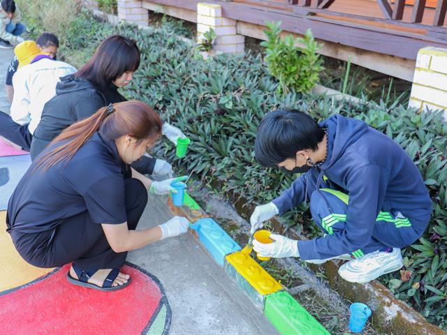 วิทยาลัยการศึกษา ดำเนินการจัดกิจกรรมค่ายอาสาพัฒนาโรงเรียน ณ โรงเรียนบ้านสันจกปก จังหวัดพะเยา