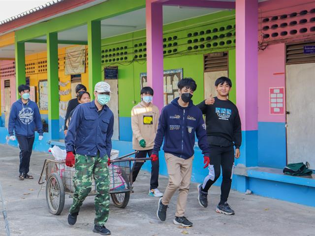 วิทยาลัยการศึกษา ดำเนินการจัดกิจกรรมค่ายอาสาพัฒนาโรงเรียน ณ โรงเรียนบ้านสันจกปก จังหวัดพะเยา