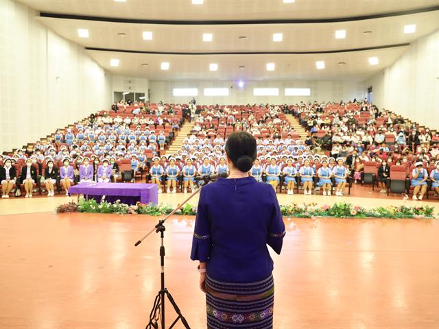มอบหมวกและเข็มชั้นปี ให้กับนิสิตคณะพยาบาลศาสตร์ ชั้นปีที่ 2 ประจำปีการศึกษา 2565