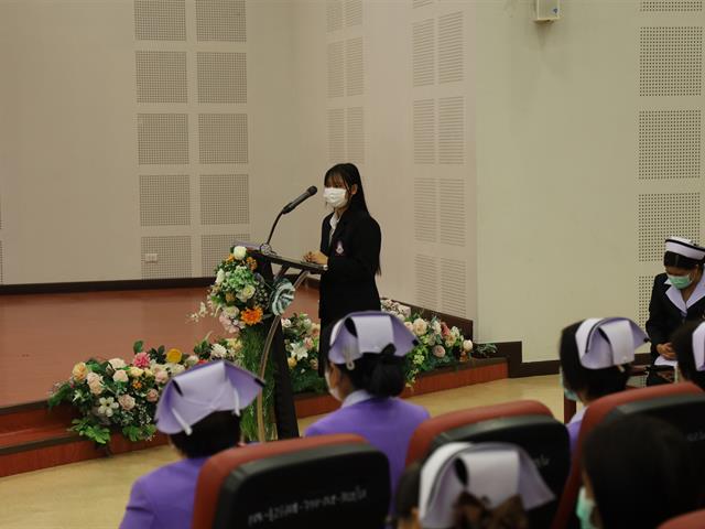 มอบหมวกและเข็มชั้นปี ให้กับนิสิตคณะพยาบาลศาสตร์ ชั้นปีที่ 2 ประจำปีการศึกษา 2565