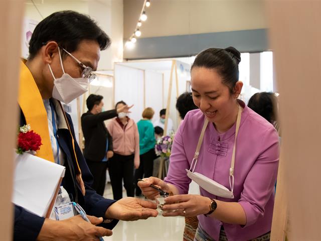 คณะศิลปศาสตร์ ร่วมจัดบูธ 1 คณะ 1 ชุมชนนวัตกรรม ในการประชุมวิชาการระดับชาติ พะเยาวิจัย ครั้งที่ 12