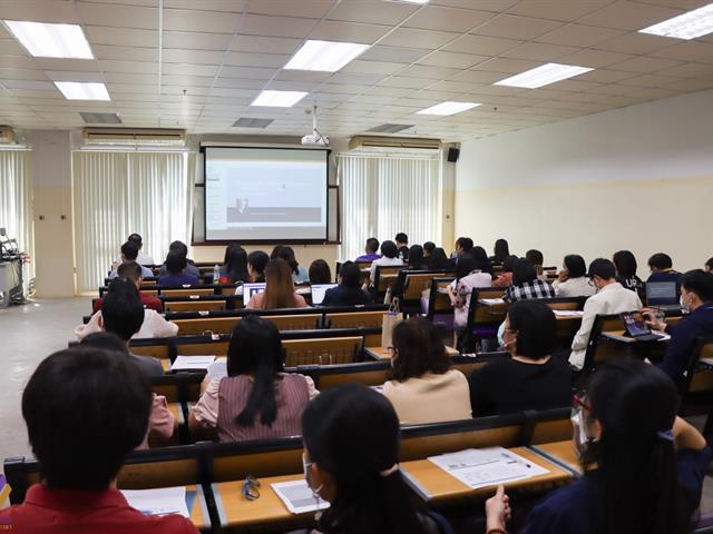 กองแผนงานจัดโครงการอบรม Balance Score Card (BSC) เพื่อรายงานผลความสำเร็จของโครงการตามแผนปฏิบัติการประจำปีงบประมาณ พ.ศ. 2566 ในระบบบริหารจัดการแผนและงบประมาณ (e-Budget)