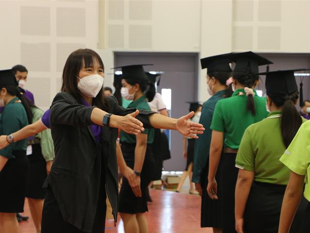 กิจกรรมเตรียมความพร้อมการเข้ารับมอบปริญญาบัตร ประจำปีการศึกษา 2564 คณะสาธารณสุขศาสตร์