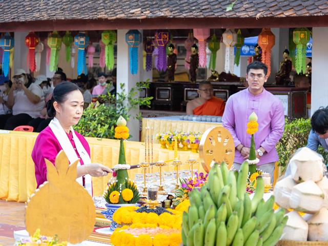 คณะศิลปศาสตร์ ได้เข้าร่วมโครงการ “ประเพณีแห่ผ้าห่มพระธาตุจอมทอง” ประจำปี ๒๕๖๖