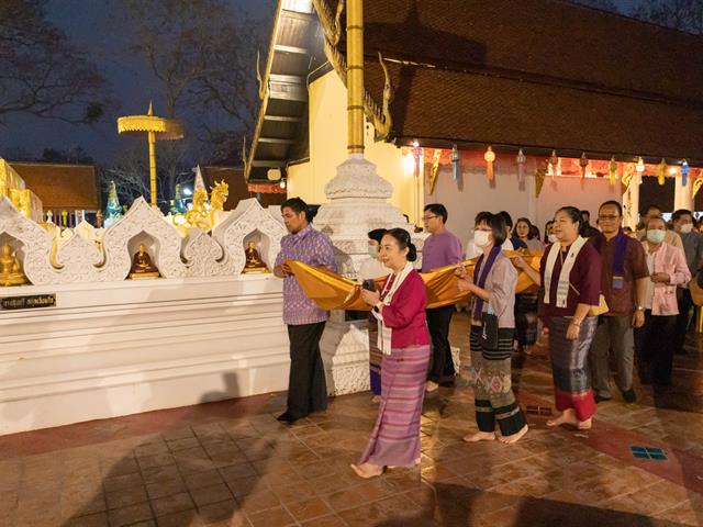 คณะศิลปศาสตร์ ได้เข้าร่วมโครงการ “ประเพณีแห่ผ้าห่มพระธาตุจอมทอง” ประจำปี ๒๕๖๖