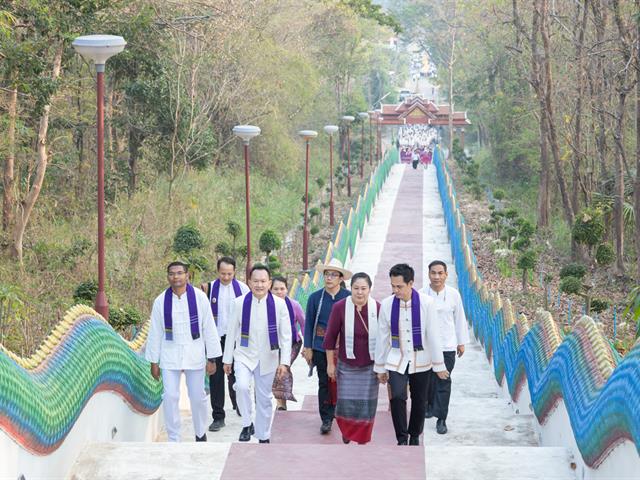 คณะศิลปศาสตร์ ได้เข้าร่วมโครงการ “ประเพณีแห่ผ้าห่มพระธาตุจอมทอง” ประจำปี ๒๕๖๖