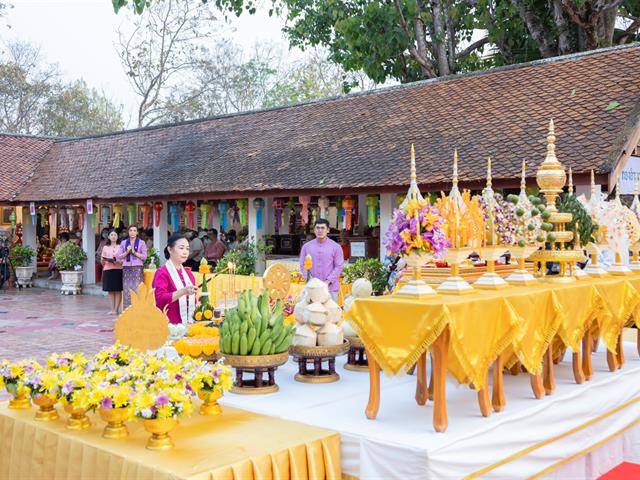 คณะศิลปศาสตร์ ได้เข้าร่วมโครงการ “ประเพณีแห่ผ้าห่มพระธาตุจอมทอง” ประจำปี ๒๕๖๖