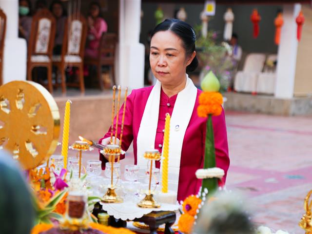 มหาวิทยาลัยพะเยา สืบสานประเพณีแห่ผ้าห่มพระธาตุจอมทอง ประจำปี 2566