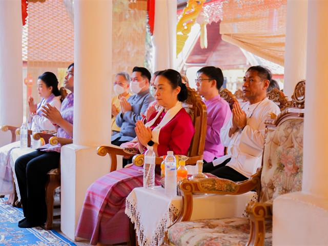 ประเพณีแห่ผ้าห่มพระธาตุจอมทอง มหาวิทยาลัยพะเยา ประจำปี ๒๕๖๖