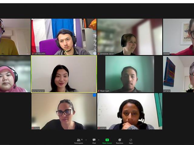 อาจารย์คณะศิลปศาสตร์ เข้าร่วมอบรม BELC 2023 หัวข้อ Animer des activités orales en classe de FLE