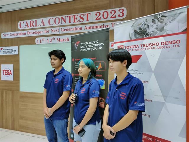 นิสิตวิศวกรรมไฟฟ้าคว้ารางวัลชนะเลิศ CARLA Contest 2023