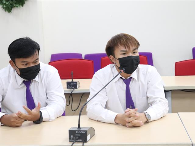 คณะผู้บริหารพบสโมสรนิสิตวิทยาลัยการศึกษา ประจำปีการศึกษา 2566
