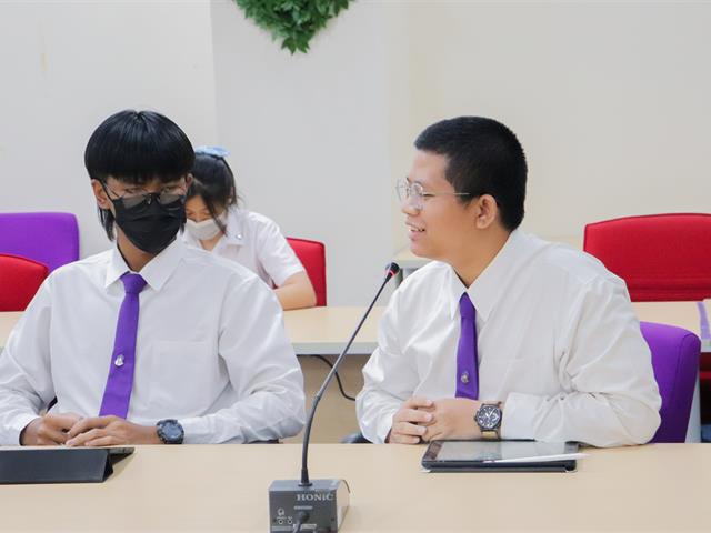 คณะผู้บริหารพบสโมสรนิสิตวิทยาลัยการศึกษา ประจำปีการศึกษา 2566