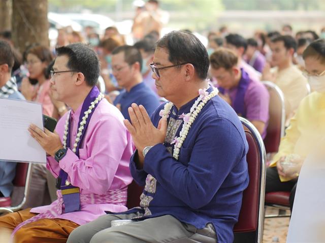 คณะสาธารณสุขศาสตร์ เข้าร่วม "พิธีสระเกล้าดำหัวอธิการบดีและผู้อาวุโส เนื่องในเทศกาลสงกรานต์มหาวิทยาลัยพะเยา ประจำปี 2566”