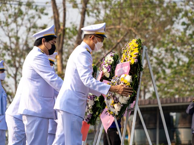 มหาวิทยาลัยพะเยา ร่วมพิธีวันคล้ายวันสวรรคตสมเด็จพระนเรศวรมหาราช  ๒๕ เมษายน ๒๕๖๖