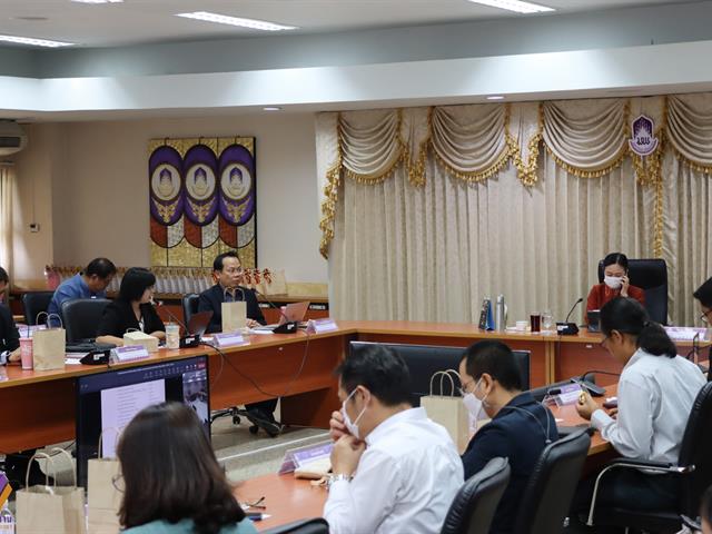 คณะผู้บริหารมหาวิทยาลัยพะเยา เข้าร่วมการประชุมคณะกรรมการดำเนินงานบริหารความเสี่ยง การควบคุมภายใน และความโปร่งใสฯ ครั้งที่ 8 (1/2566) เพื่อพิจารณาผลการดำเนินงานด้านคุณธรรมและความโปร่งใสในการดำเนินงานของระดับมหาวิทยาลัยพะเยา (ITA) ฯ