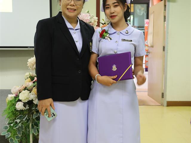 พิธีมอบประกาศนียบัตร หลักสูตรประกาศนียบัตรผู้ช่วยพยาบาล