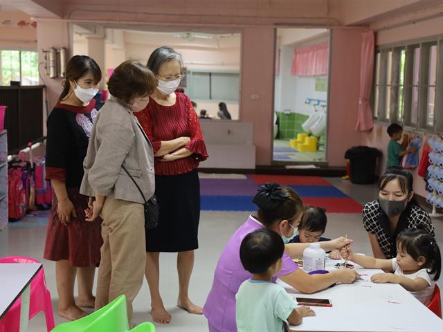  รับการตรวจเยี่ยมติดตามกิจกรรมการพัฒนาต้นแบบศูนย์เด็กเล็ก