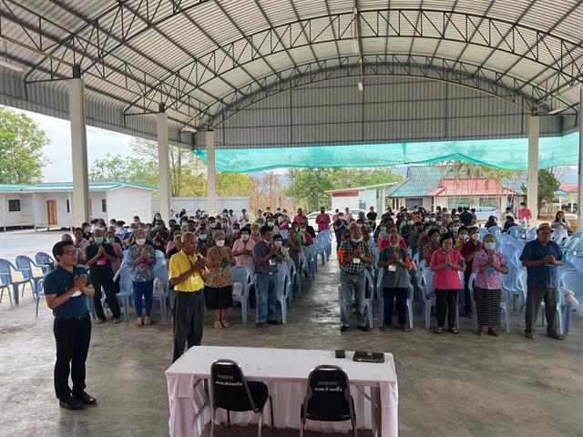 คณะสาธารณสุขศาสตร์ ดำเนินโครงการจิตอาสาของคณะสาธารณสุขศาสตร์ ภายใต้หัวข้อ "จิตอาสาสานพลังความรู้ เชื่อมพลังกาย ใส่ใจสุขภาพ”