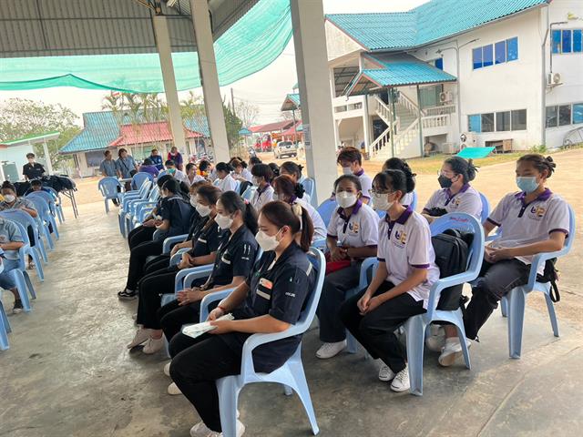 คณะสาธารณสุขศาสตร์ ดำเนินโครงการจิตอาสาของคณะสาธารณสุขศาสตร์ ภายใต้หัวข้อ "จิตอาสาสานพลังความรู้ เชื่อมพลังกาย ใส่ใจสุขภาพ”