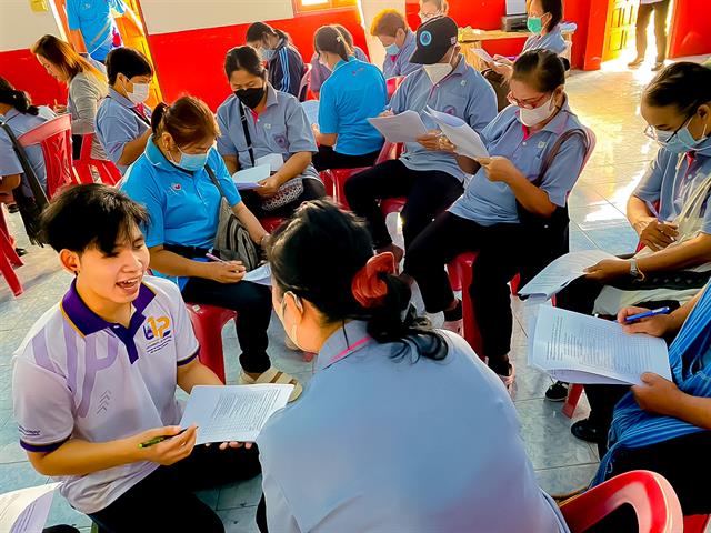 สาขาวิชาอนามัยชุมชนจัดโครงการสร้างเสริมพัฒนาสุขภาพจิตและความเข้มแข็งทางจิตใจแก่อาสาสมัครสาธารณสุขประจำหมู่บ้าน ในชุมชนตำบลนาปรัง อำเภอปง จังหวัดพะเยา