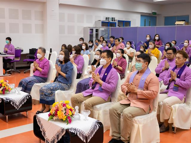 คณะศิลปศาสตร์จัดโครงการทำบุญคณะ สุขสะหรีปี๋ใหม่เมือง ประจำปี 2566