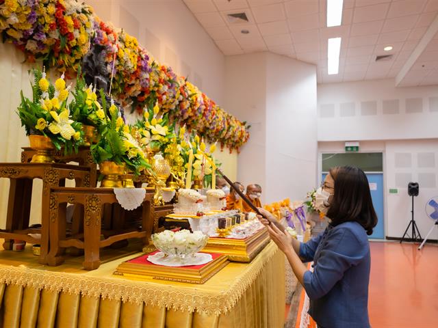 คณะศิลปศาสตร์จัดโครงการทำบุญคณะ สุขสะหรีปี๋ใหม่เมือง ประจำปี 2566