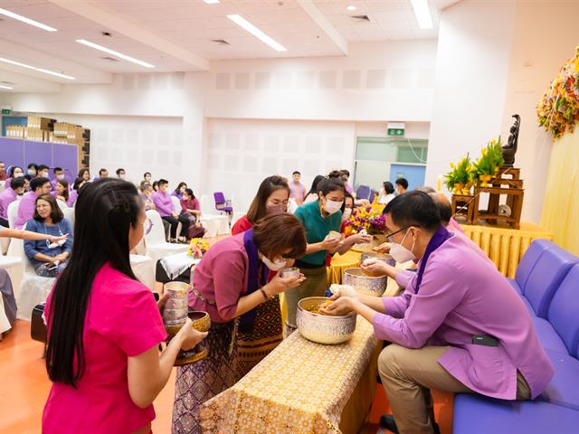 คณะศิลปศาสตร์จัดโครงการทำบุญคณะ สุขสะหรีปี๋ใหม่เมือง ประจำปี 2566