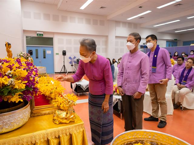 คณะศิลปศาสตร์จัดโครงการทำบุญคณะ สุขสะหรีปี๋ใหม่เมือง ประจำปี 2566