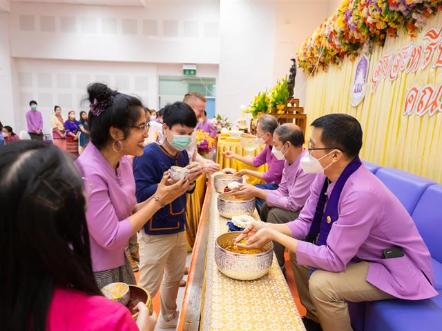 คณะศิลปศาสตร์จัดโครงการทำบุญคณะ สุขสะหรีปี๋ใหม่เมือง ประจำปี 2566
