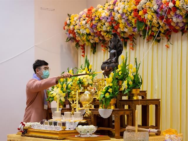 คณะศิลปศาสตร์จัดโครงการทำบุญคณะ สุขสะหรีปี๋ใหม่เมือง ประจำปี 2566