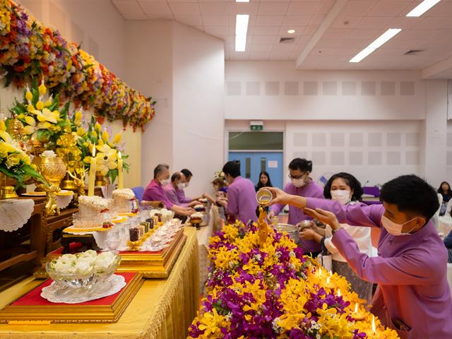 คณะศิลปศาสตร์จัดโครงการทำบุญคณะ สุขสะหรีปี๋ใหม่เมือง ประจำปี 2566