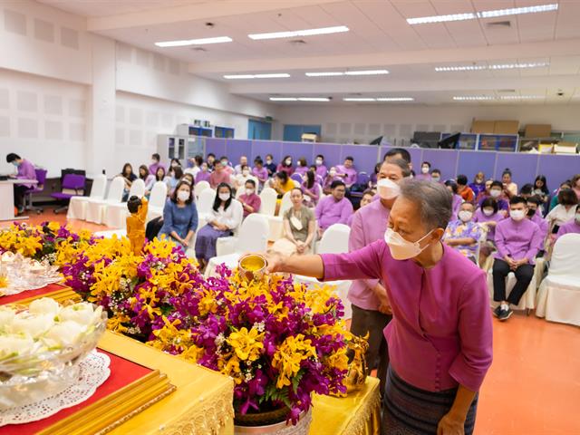 คณะศิลปศาสตร์จัดโครงการทำบุญคณะ สุขสะหรีปี๋ใหม่เมือง ประจำปี 2566