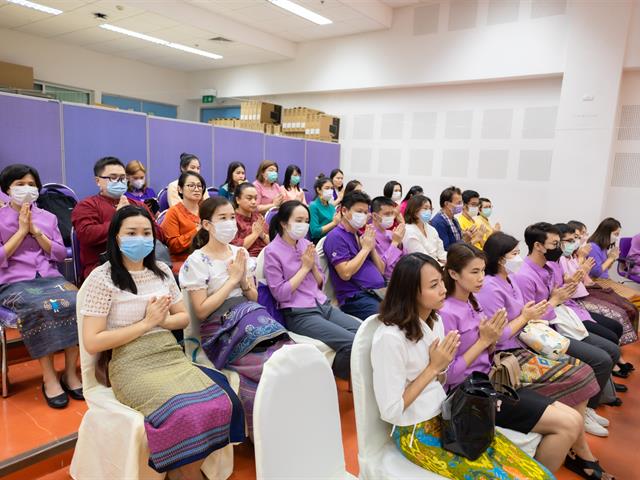 คณะศิลปศาสตร์จัดโครงการทำบุญคณะ สุขสะหรีปี๋ใหม่เมือง ประจำปี 2566