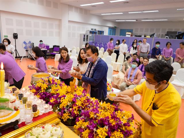 คณะศิลปศาสตร์จัดโครงการทำบุญคณะ สุขสะหรีปี๋ใหม่เมือง ประจำปี 2566